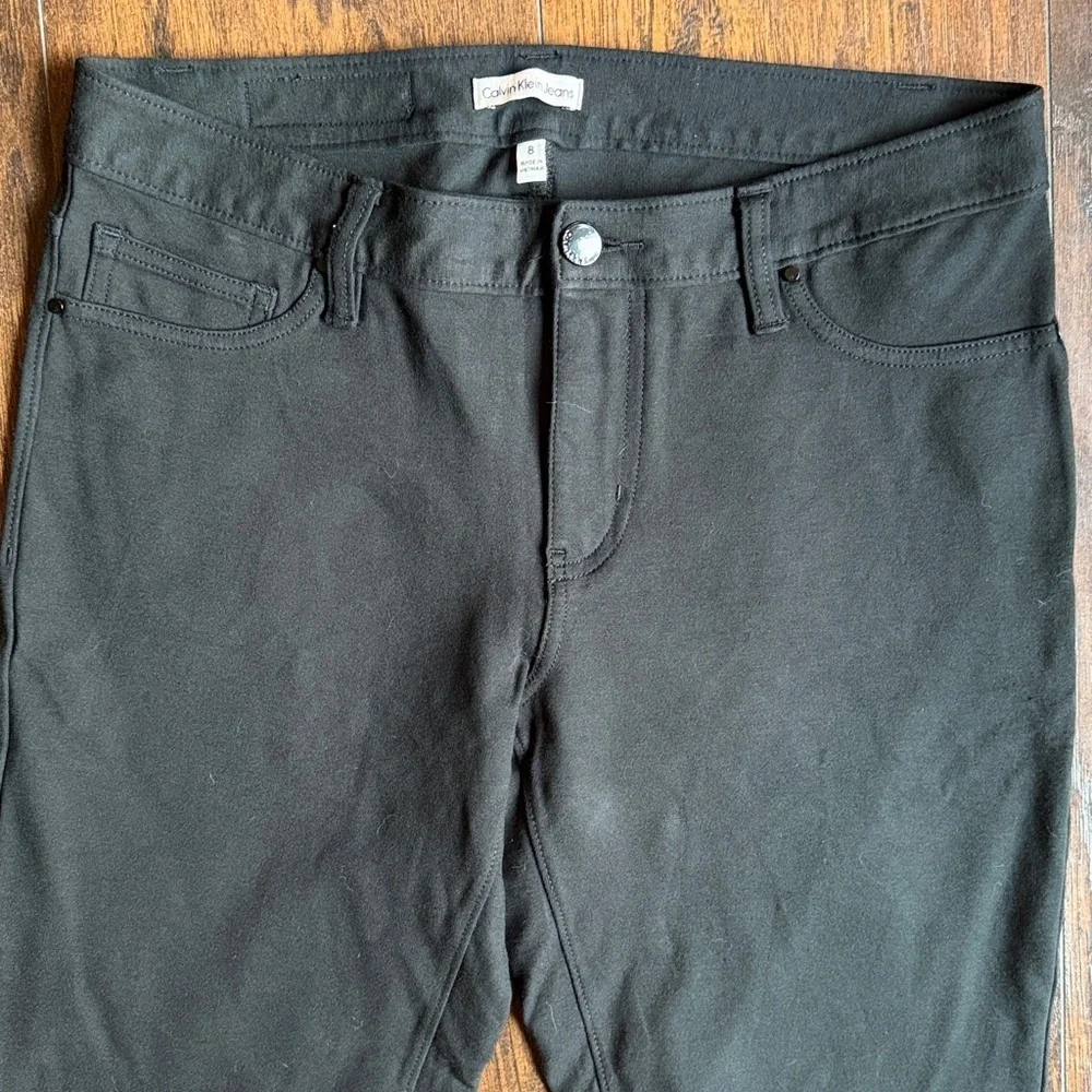NWOT Calvin Klein Jeggings Black Sz 8 (M16) - Picture 2 of 8